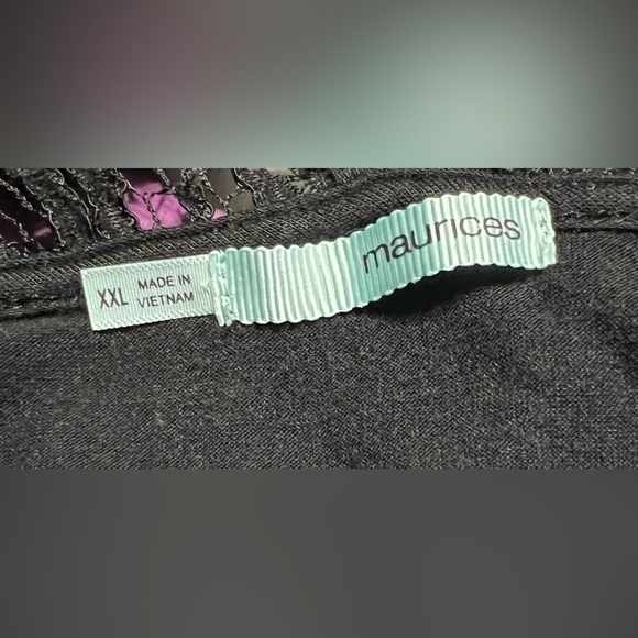 MAURICES Black Lace Tank Top Size XXL - Picture 4 of 5